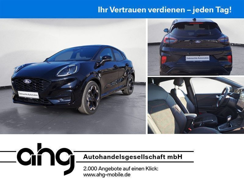 Obsidianschwarz metallic Gebraucht 2024 Ford Puma ST-Line X SUV | 24.220 € (Superpreis) - Bild 1/4