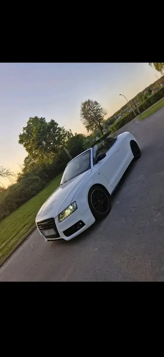 Gebraucht Audi A5 Cabriolet S-Line 211 PS (155 kW) 2012 Weiß Cabrio