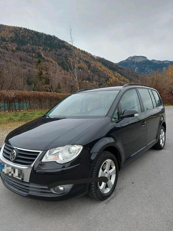 Gebraucht VW Touran 150 PS (110 kW) 2008 Schwarz Van / Kleinbus