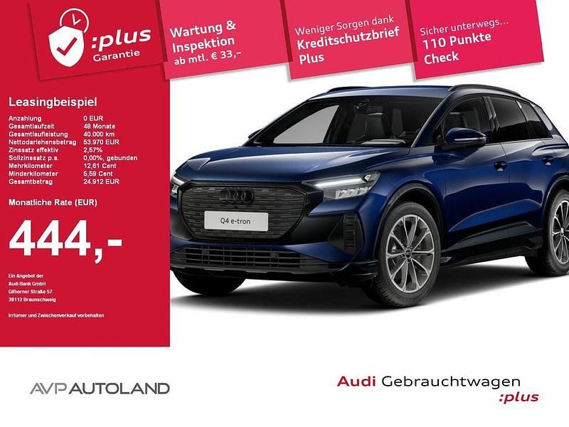 Navarrablau metallic Gebraucht 2025 Audi Q4 e-tron Ambiente SUV | 52.200 € (Fairer Preis) - Bild 1/4