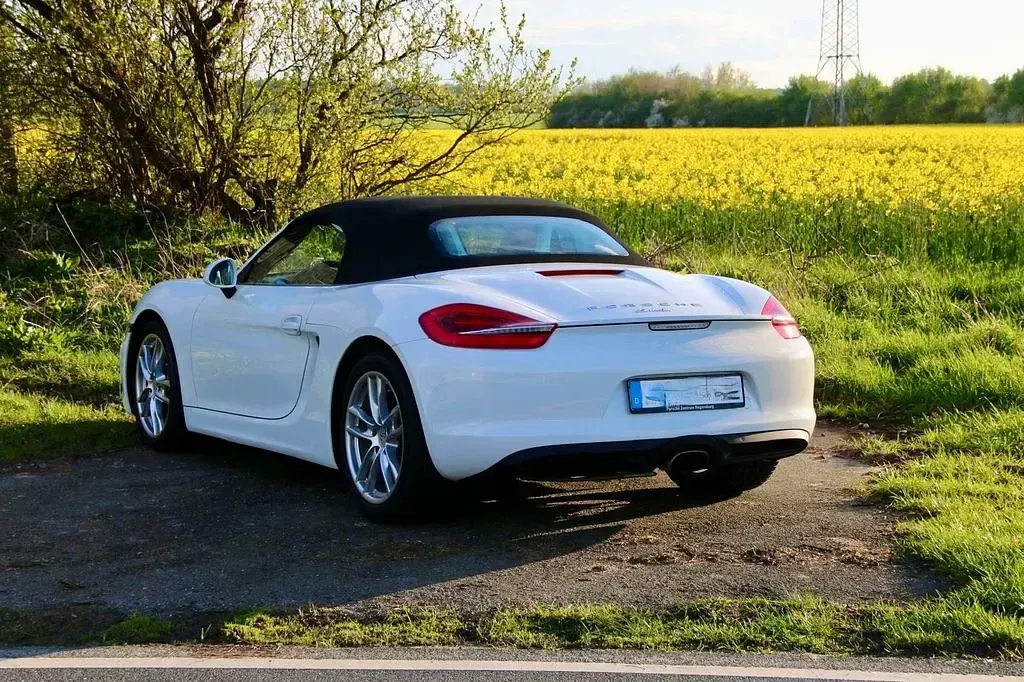 Gebraucht Porsche Boxster 265 PS (194 kW) 2015 Weiß Cabrio