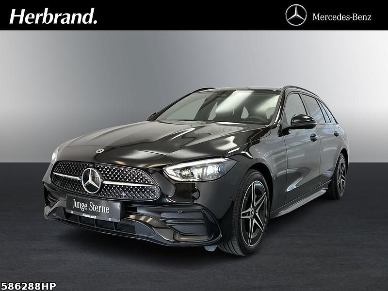 Schwarz Gebraucht 2024 Mercedes C300e AMG Kombi | 44.940 € (Guter Preis) - Bild 1/4