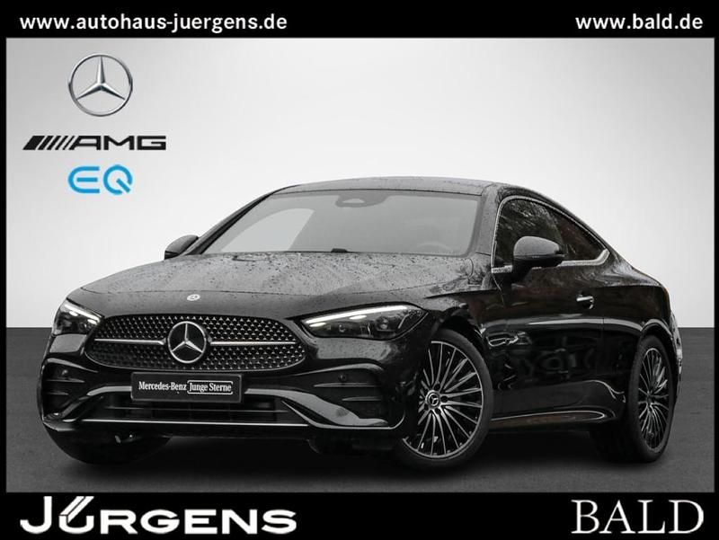 Schwarz obsidianschwarz metall Gebraucht 2024 Mercedes CLE300 AMG Coupé | 55.550 € (Fairer Preis) - Bild 1/4