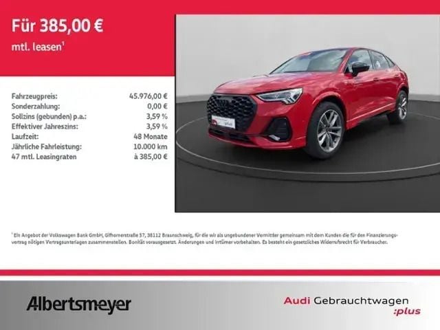 Progressivrot metallic Gebraucht 2024 Audi Q3 Sportback S-Line SUV | 46.976 € (Etwas zu teuer) - Bild 1/4