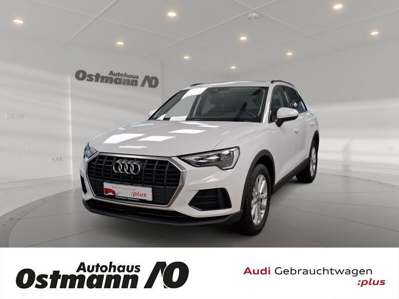 Ibisweiß Gebraucht 2021 Audi Q3 Basis SUV | 25.880 € (Guter Preis) - Bild 1/4