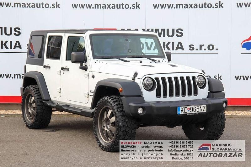 Weiß Gebraucht 2013 Jeep Wrangler Unlimited Sport SUV | 22.500 € (Guter Preis) - Bild 1/4