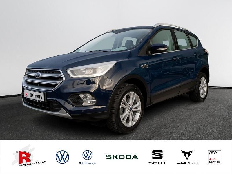 Blau Gebraucht 2019 Ford Kuga Titanium SUV | 16.457 € (Fairer Preis) - Bild 1/4