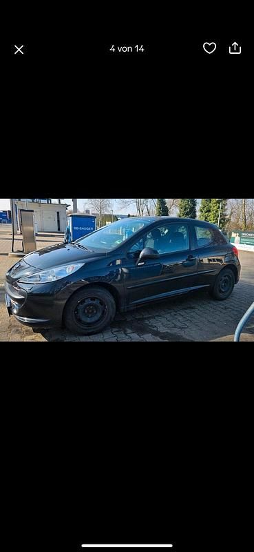 Schwarz Gebraucht 2007 Peugeot 207 Kleinwagen | 1.450 € - Bild 1/4