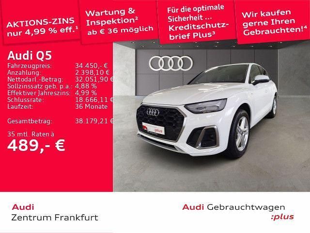 Ibisweiß Gebraucht 2022 Audi Q5 S-Line SUV | 34.450 € (Guter Preis) - Bild 1/3