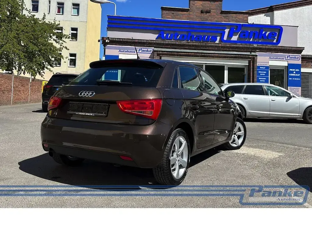 Usata Audi A1 Ambition 86 CV (63 kW) 2012 Marrone Utilitaria