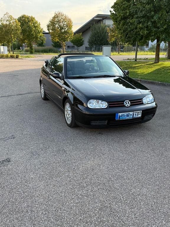 Blau Gebraucht 2001 VW Golf Cabriolet Cabrio | 1.399 € (Superpreis) - Bild 1/4