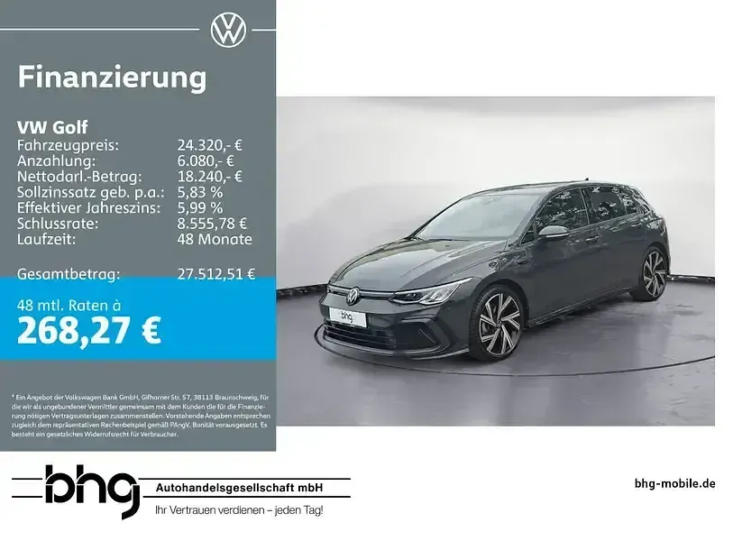 Gebraucht VW Golf VIII R-line 131 PS (96 kW) 2024 Limousine