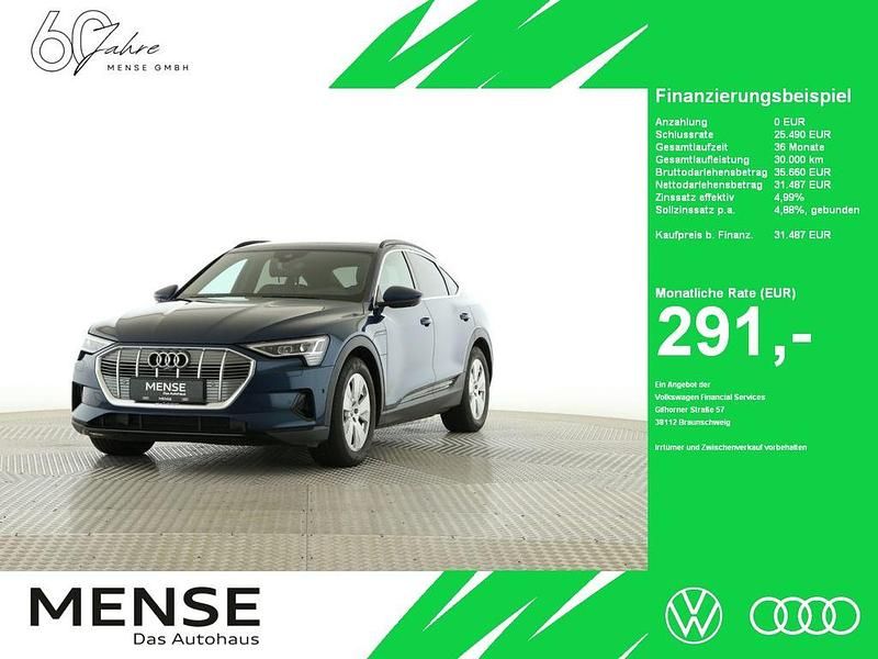 Galaxisblau Gebraucht 2020 Audi e-tron Sportback Ambiente SUV | 31.487 € (Superpreis) - Bild 1/4