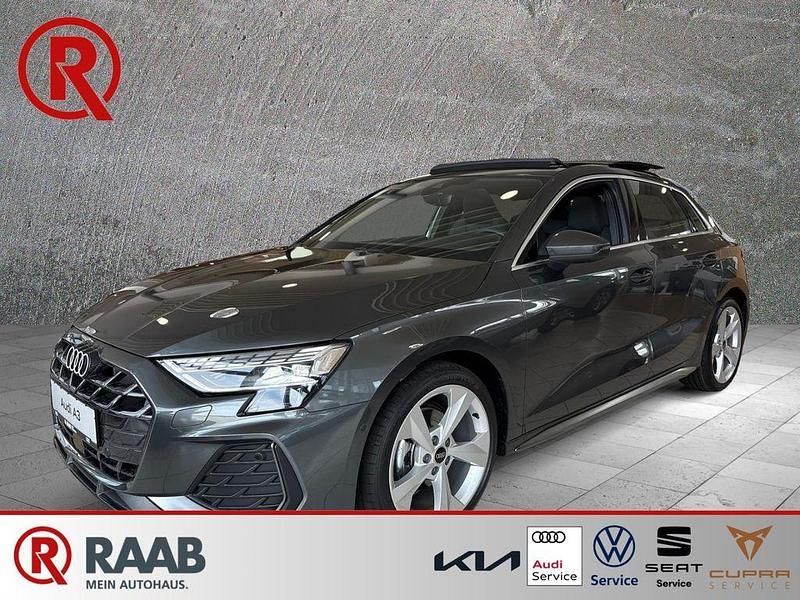 Grau Gebraucht 2025 Audi A3 Sportback S-Line Limousine | 40.495 € (Fairer Preis) - Bild 1/4