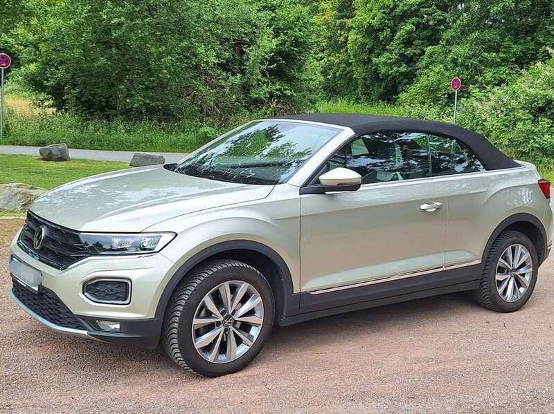 Silber Gebraucht 2021 VW T-Roc Cabriolet Style Cabrio | 23.000 € (Guter Preis) - Bild 1/4