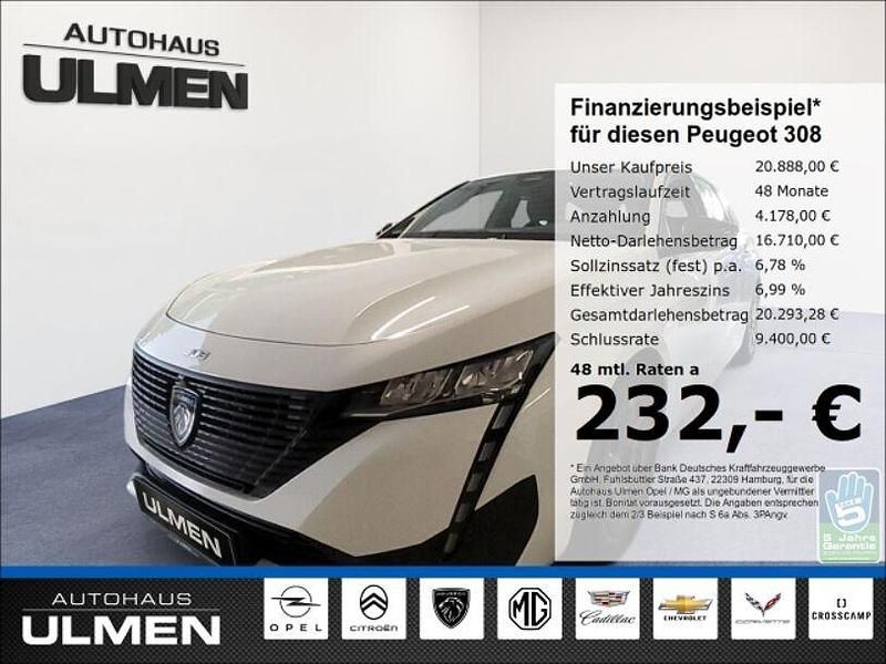 Weiss Gebraucht 2022 Peugeot 308 Active Kombi | 20.888 € (Fairer Preis) - Bild 1/4