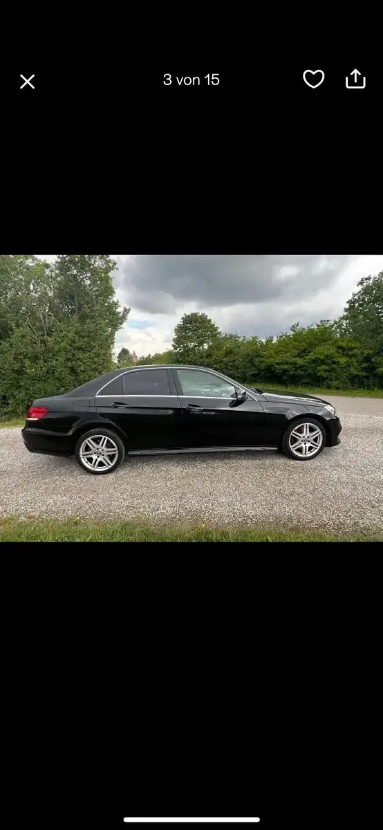 Gebraucht Mercedes E220 AMG line 170 PS (125 kW) 2013 Schwarz Limousine