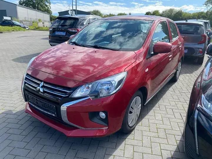 Gebraucht Mitsubishi Space Star Select 71 PS (52 kW) 2023 Weiß (islandweiß) Limousine