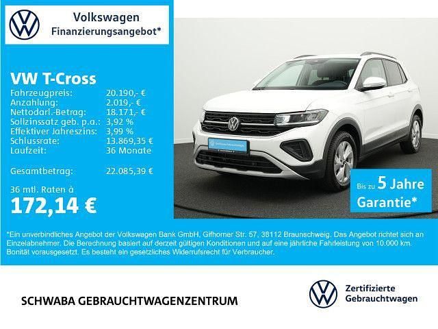 Weiß Gebraucht 2024 VW T-Cross Life SUV | 20.190 € (Guter Preis) - Bild 1/4