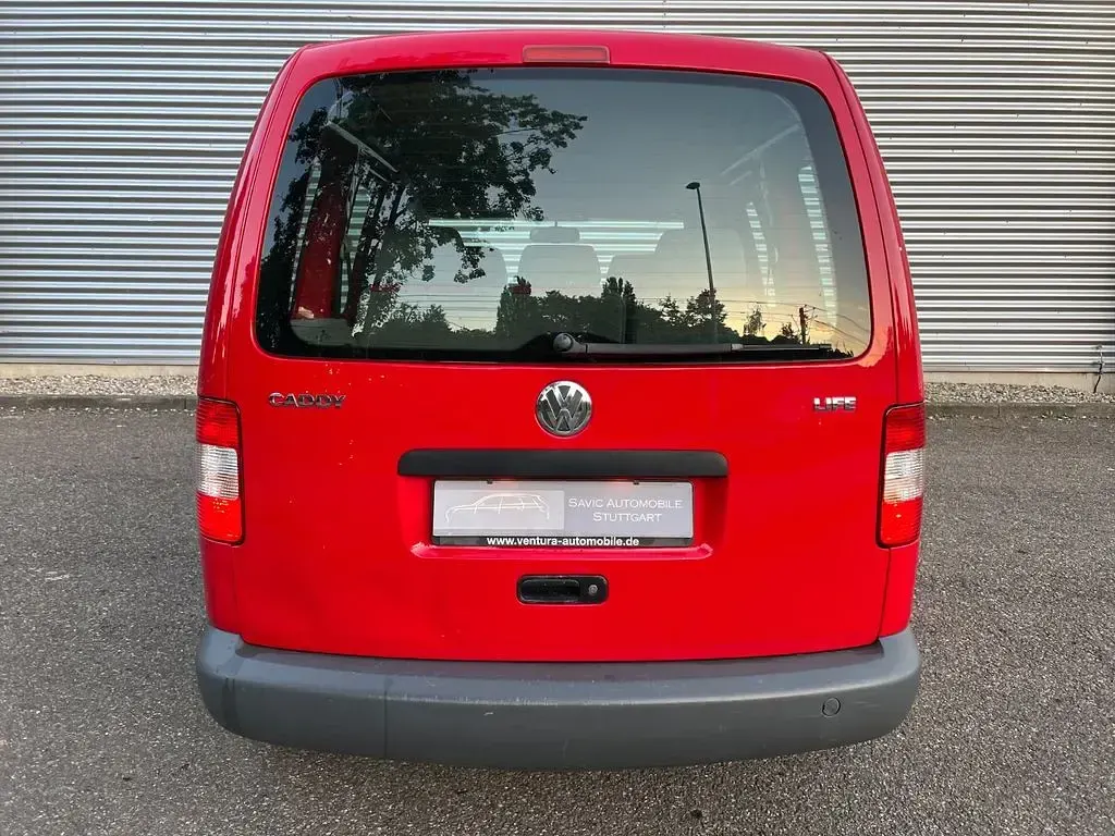Gebraucht VW Caddy Life 80 PS (58 kW) 2009 Rot Van / Kleinbus