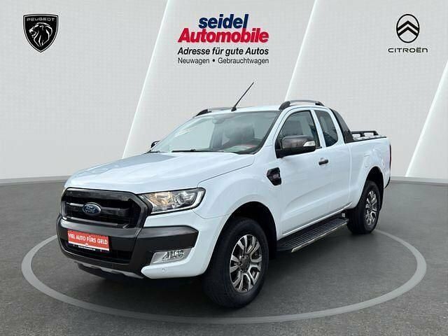 Frostweiß (metallic) Gebraucht 2018 Ford Ranger Wildtrack Abholung | 30.940 € (Fairer Preis) - Bild 1/2