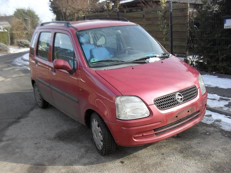 Gebraucht Opel Agila 75 PS (55 kW) 2001 Rot Van / Kleinbus