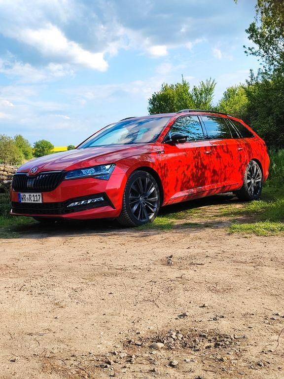 Gebraucht Skoda Superb SportLine 272 PS (200 kW) 2019 Rot Kombi