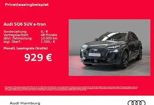Neu Audi SQ6 e-tron Ambiente 380 kW (517 PS) 2026 Grau SUV