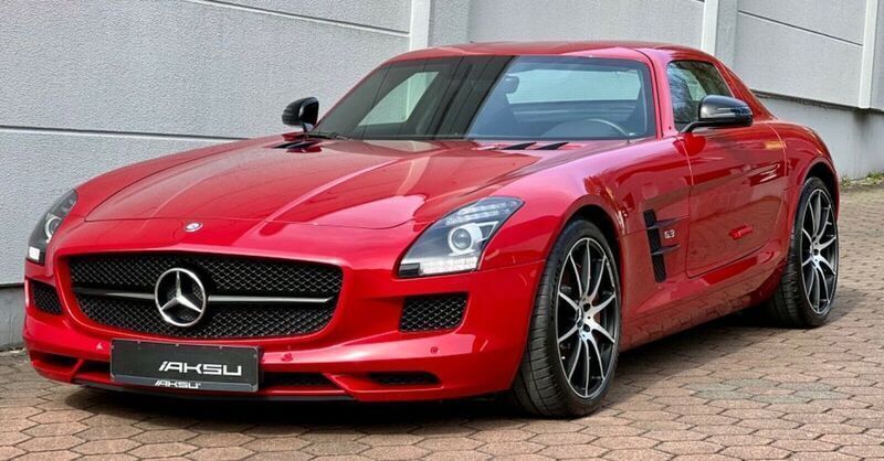 Rot metallic Gebraucht 2013 Mercedes SLS AMG AMG Coupé | 299.963 € - Bild 1/4