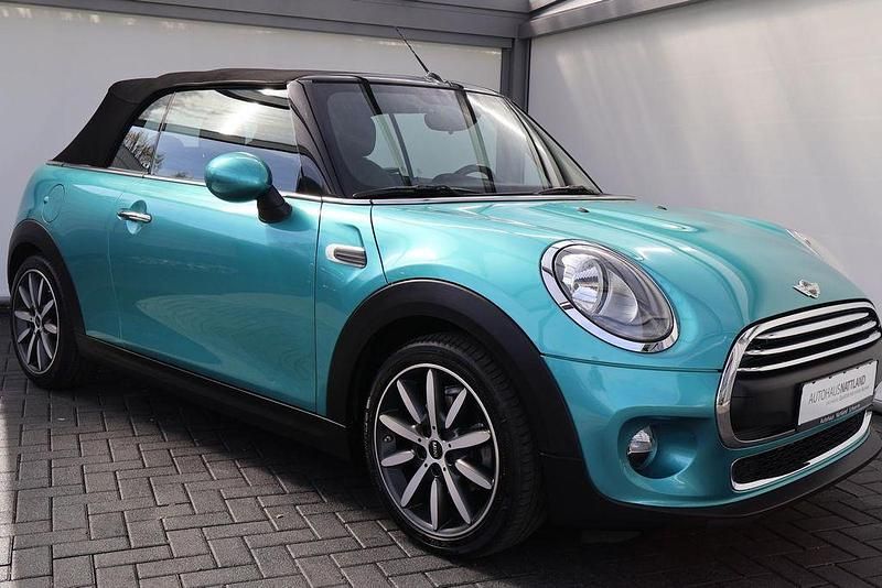 Gebraucht Mini One Cabriolet Pepper 102 PS (75 kW) 2017 Caribbean aqua metallic Cabrio