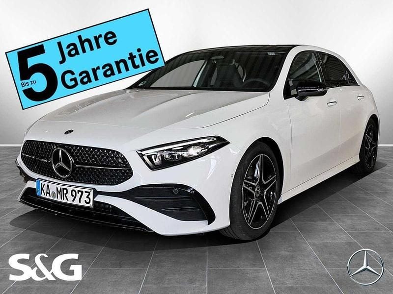 Unilack polarweiß Gebraucht 2025 Mercedes A200 AMG Limousine | 37.399 € (Teuer) - Bild 1/4