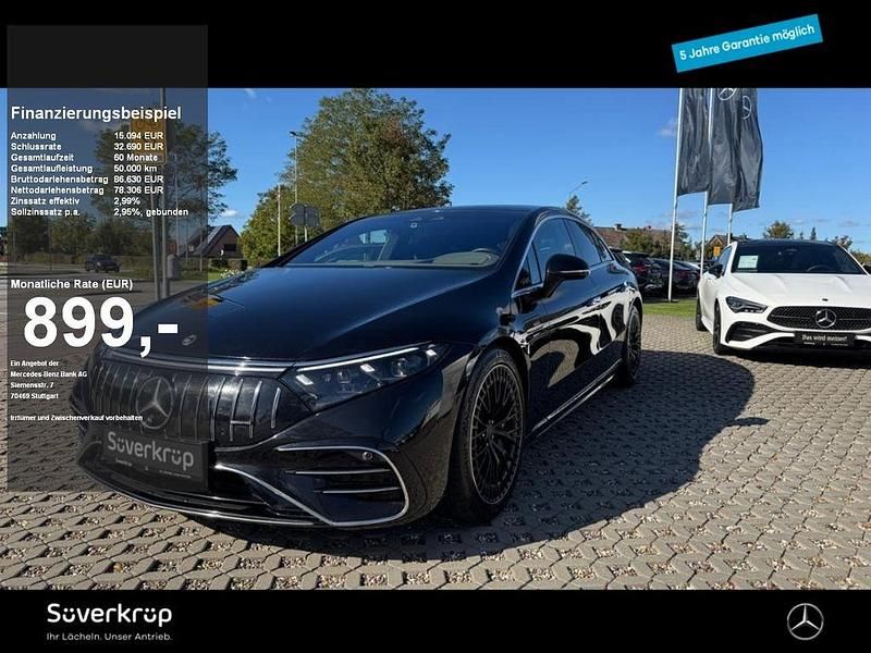 Schwarz Gebraucht 2023 Mercedes EQS 53 AMG AMG Limousine | 93.400 € (Teuer) - Bild 1/2