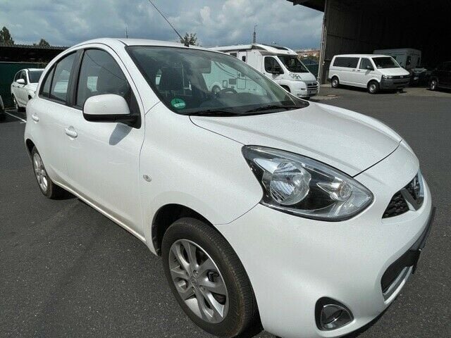 Gebraucht Nissan Micra Acenta 80 PS (58 kW) 2016 Weiß Kleinwagen