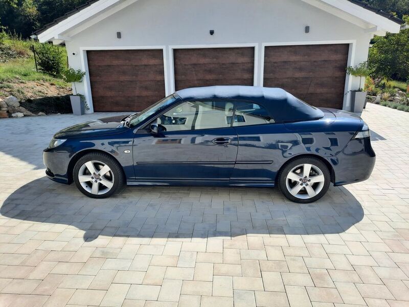 Blau Gebraucht 2008 Saab 9-3 Cabriolet Vector Cabrio | 12.250 € (Teuer) - Bild 1/4