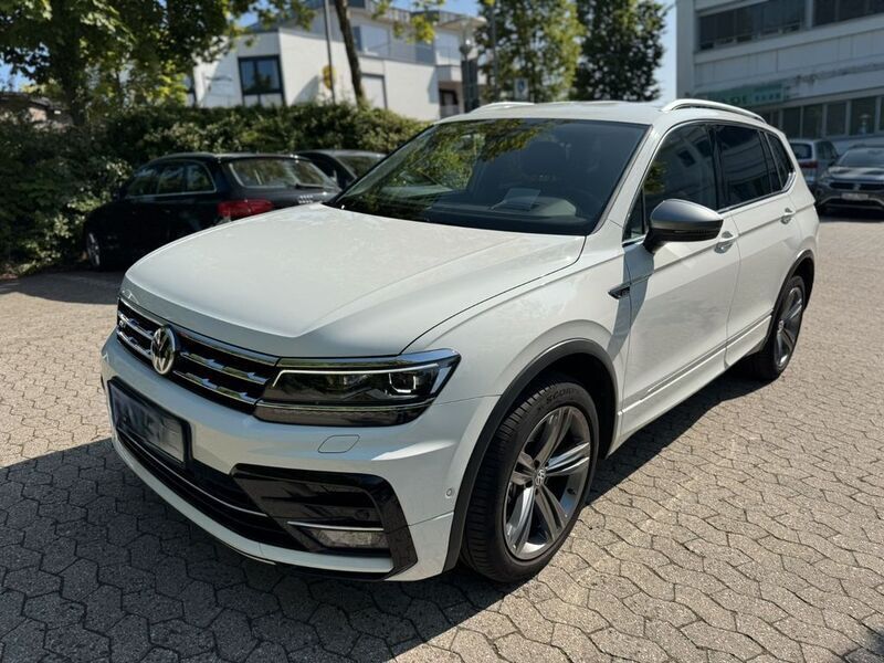 Weiß Gebraucht 2021 VW Tiguan Allspace R-line SUV | 32.900 € (Superpreis) - Bild 1/4