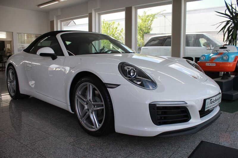 Weiß Gebraucht 2018 Porsche 911 Carrera Cabriolet Cabrio | 89.991 € - Bild 1/4