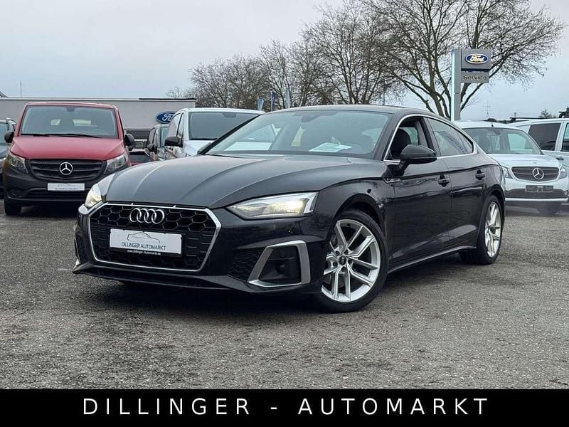 Mythosschwarz Gebraucht 2021 Audi A5 S-Line Coupé | 21.390 € (Superpreis) - Bild 1/4