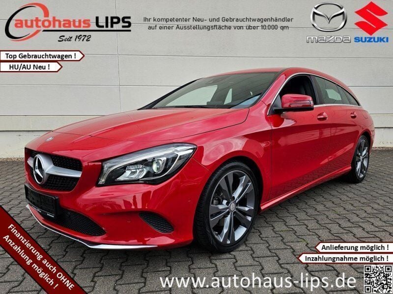 Rot Gebraucht 2017 Mercedes CLA180 Shooting Brake Urban Kombi | 19.990 € (Fairer Preis) - Bild 1/4