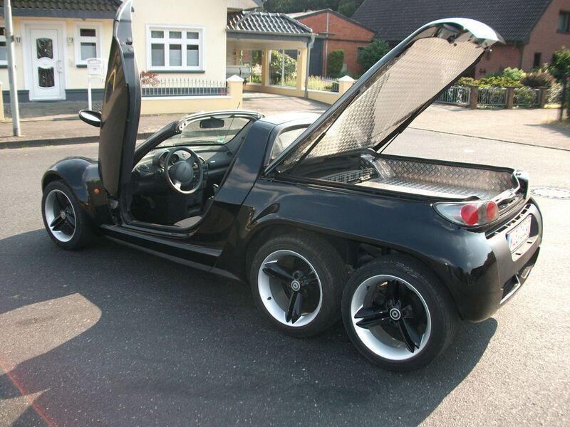 Gebraucht Smart Roadster 82 PS (60 kW) 2003 Schwarz metallic Cabrio