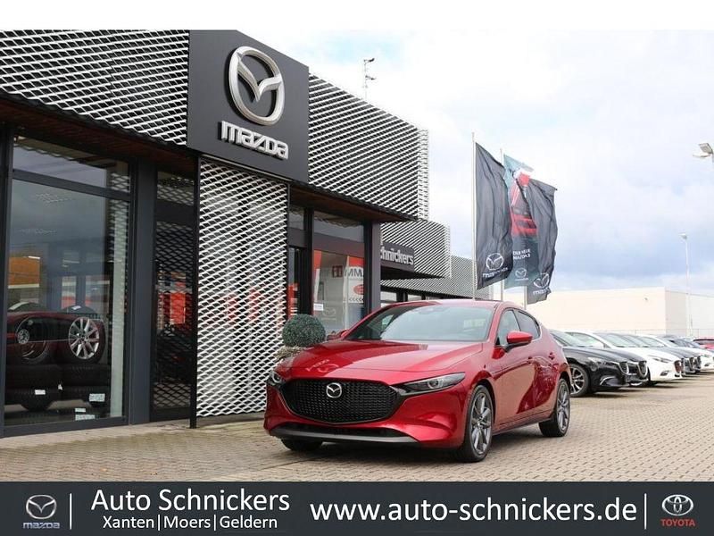 Rot Gebraucht 2019 Mazda 3 Selection Limousine | 18.490 € (Etwas zu teuer) - Bild 1/4