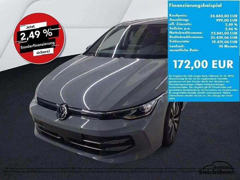 Mondsteingrau (grau) Gebraucht 2025 VW Golf VIII Goal Limousine | 24.840 € (Superpreis) - Bild 1/4