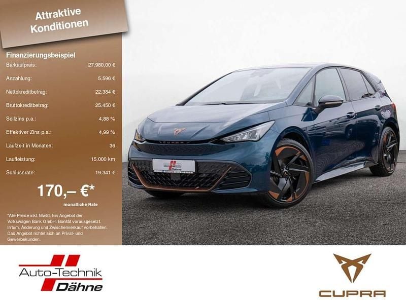 Aurora blue Gebraucht 2022 Cupra Born Kleinwagen | 27.980 € (Fairer Preis) - Bild 1/1