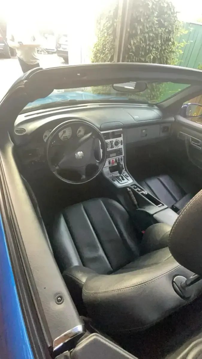 Gebraucht Mercedes SLK200 163 PS (119 kW) 2001 Blau Cabrio