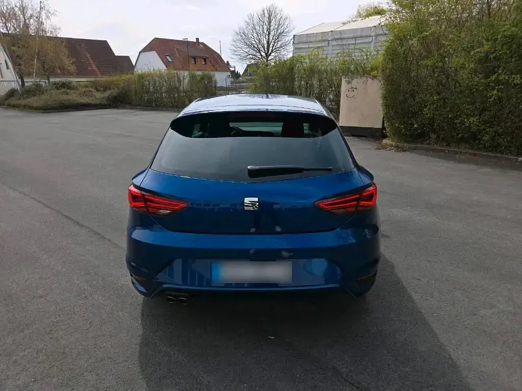 Brugt Seat Leon FR 125 HK (91 kW) 2017 Blå Hatchback