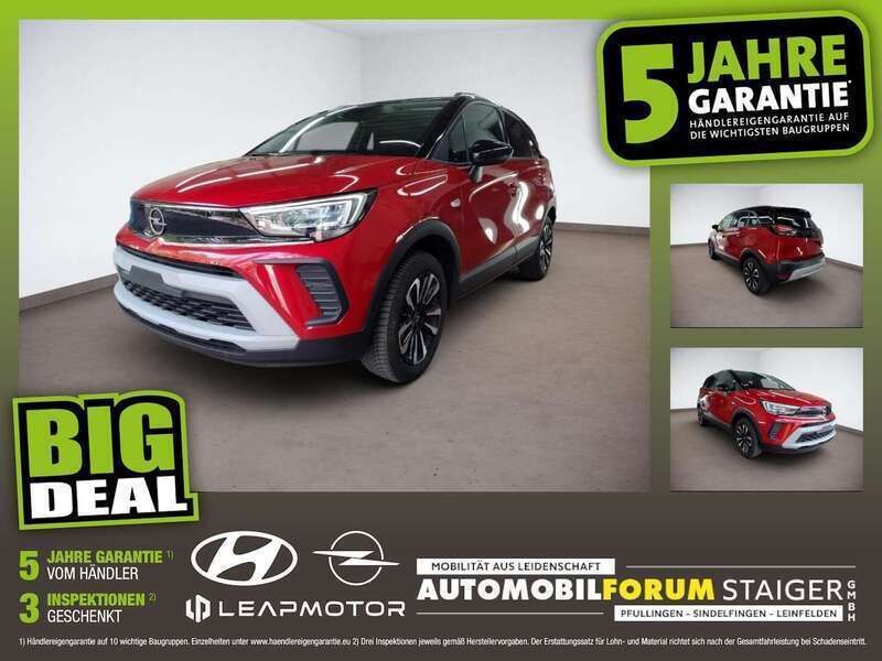Lackierung peperoncino red/met Gebraucht 2024 Opel Crossland Elegance SUV | 18.490 € (Guter Preis) - Bild 1/4