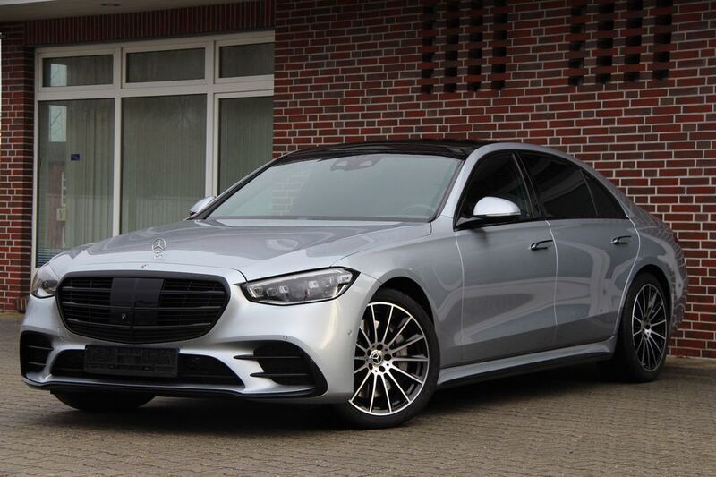 Hightechsilber metallic Gebraucht 2021 Mercedes S400 AMG line Limousine | 76.900 € (Superpreis) - Bild 1/4