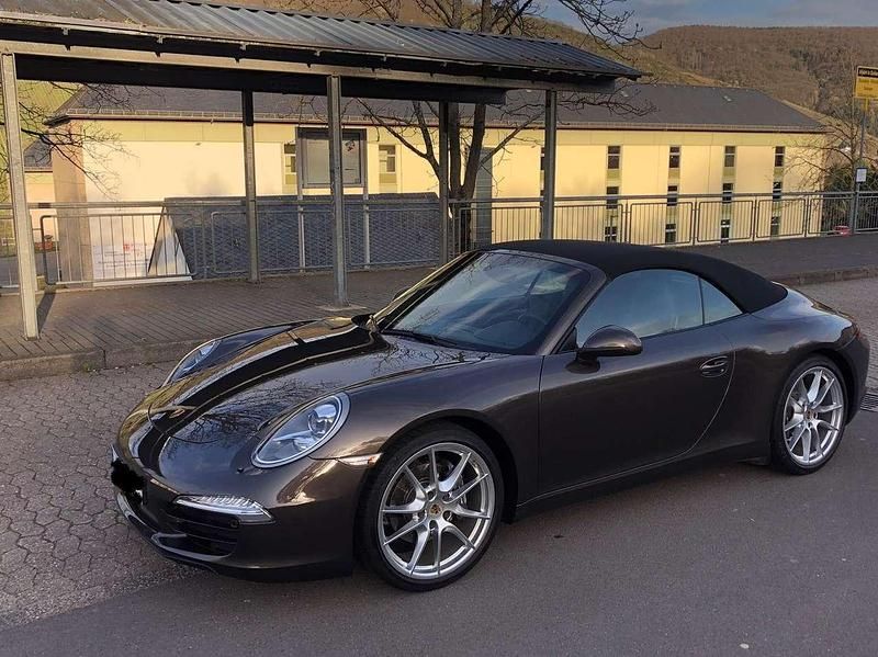 Braun Gebraucht 2013 Porsche 911 Carrera Cabriolet Cabrio | 72.991 € (Etwas zu teuer) - Bild 1/4