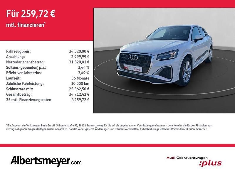 Weiß Gebraucht 2024 Audi Q2 S-Line SUV | 34.520 € (Etwas zu teuer) - Bild 1/4