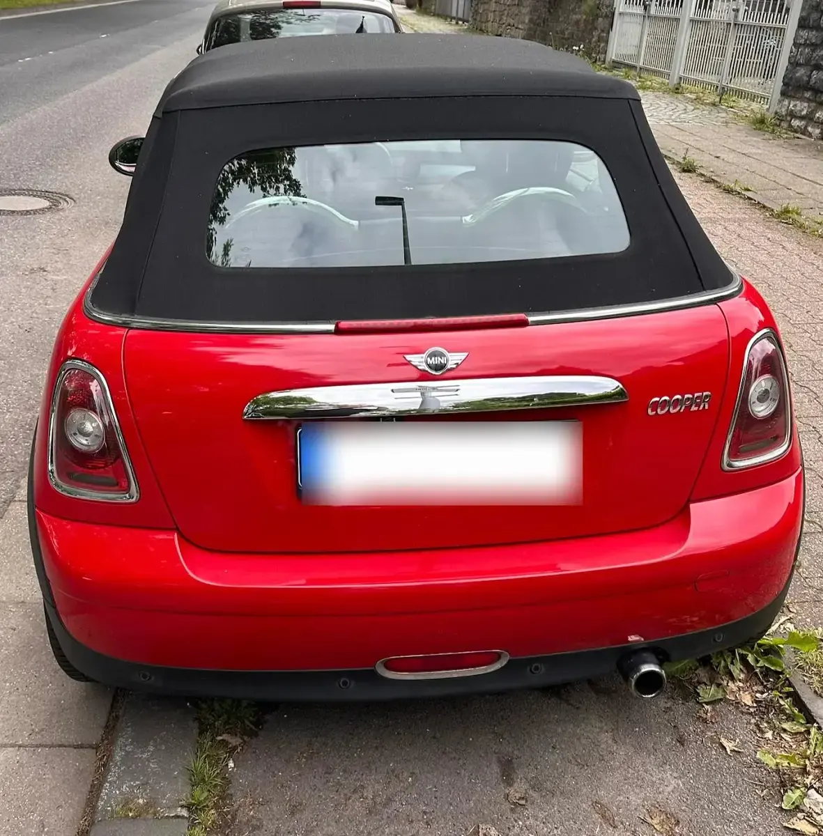 Gebraucht Mini Cooper Cabriolet 115 PS (84 kW) 2009 Rot Cabrio