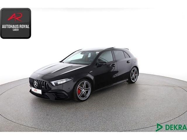 Nachtschwarz Gebraucht 2022 Mercedes A45 AMG AMG Limousine | 44.680 € (Superpreis) - Bild 1/4